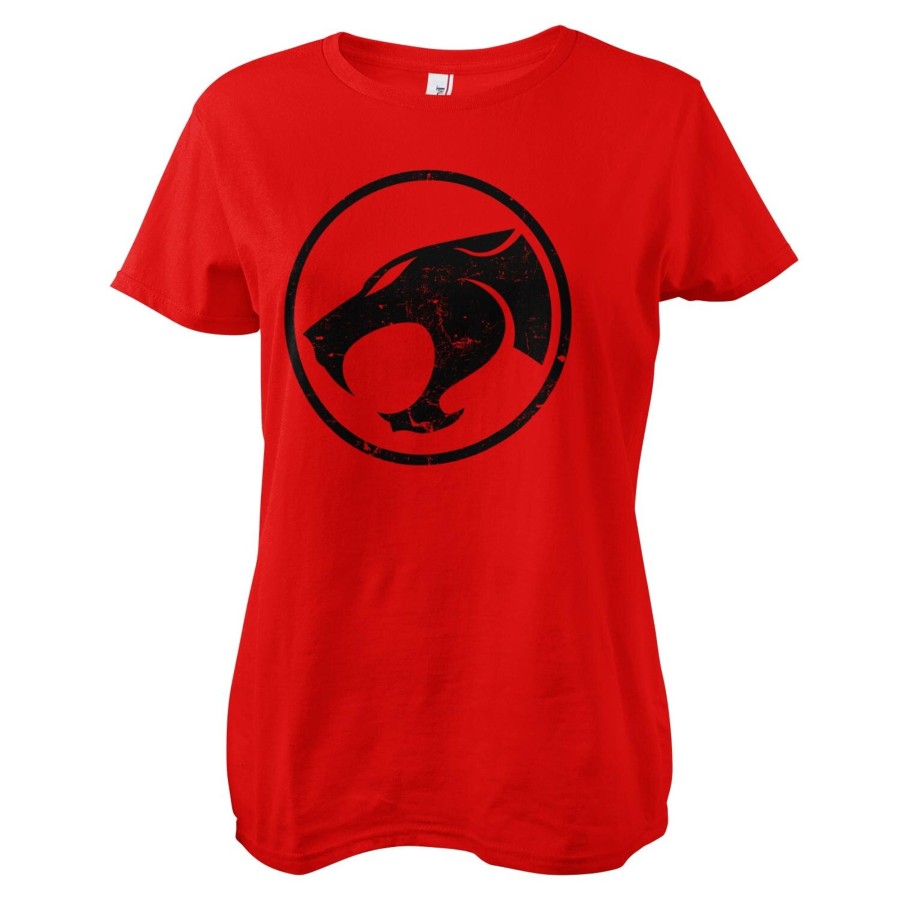 Kvinna Shirtstore | Thundercats Washed Logo Girly Tee