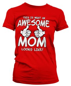 Kvinna Shirtstore | Awesome Mom Girly Tee