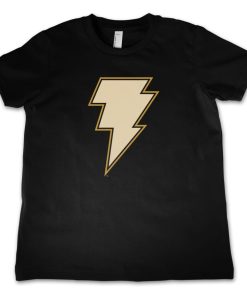 Barn Shirtstore | Adam - Lightning Logo Kids T-Shirt Black