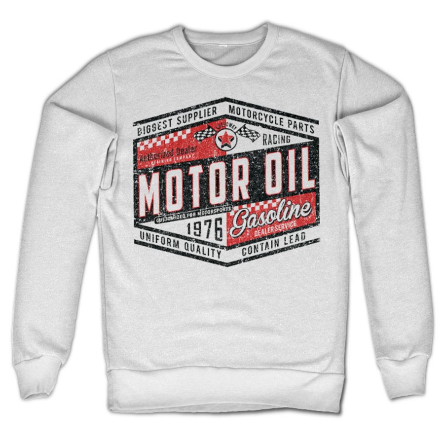 Mann Shirtstore | Motor Oil 1976 Sweatshirt White