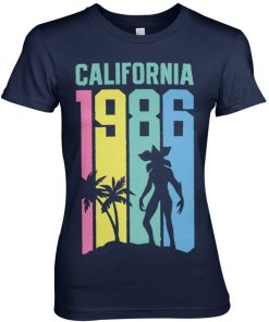 Kvinna Shirtstore | Stranger Things California 1989 Girly Tee