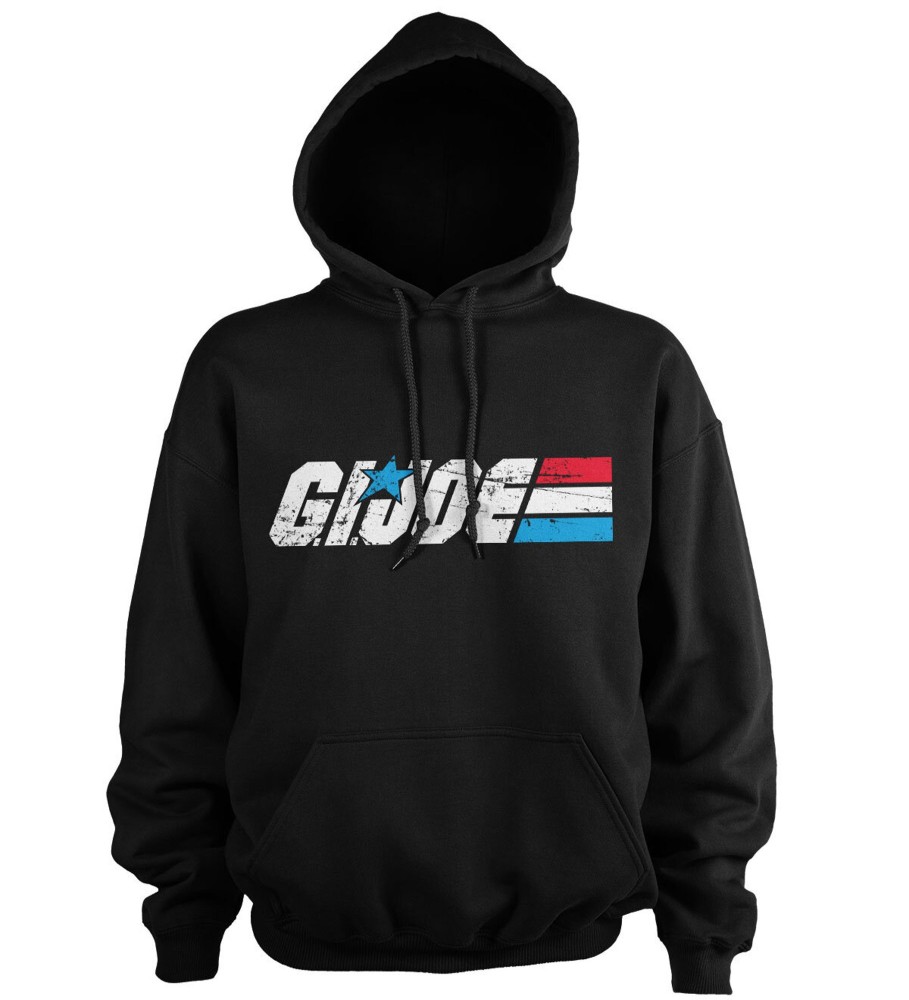 Mann Shirtstore | G.I. Joe Washed Logo Hoodie Black