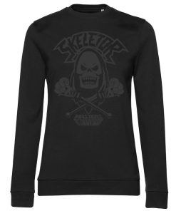 Kvinna Shirtstore | Skeletor On Girly Sweatshirt Black