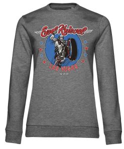Kvinna Shirtstore | Evel Knievel In Las Vegas Girly Sweatshirt