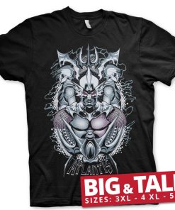 Mann Shirtstore | Aquaman - Atlantis Big & Tall T-Shirt Black