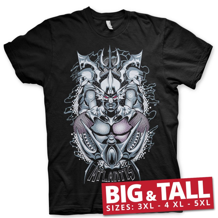 Mann Shirtstore | Aquaman - Atlantis Big & Tall T-Shirt Black