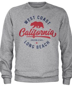 Mann Shirtstore | West Coast California Sweatshirt Heathergrey