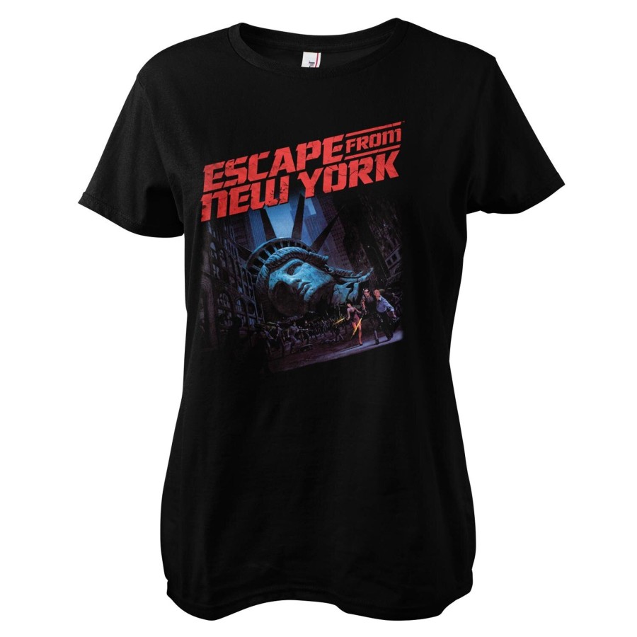 Kvinna Shirtstore | Escape From New York Poster Girly Tee Black