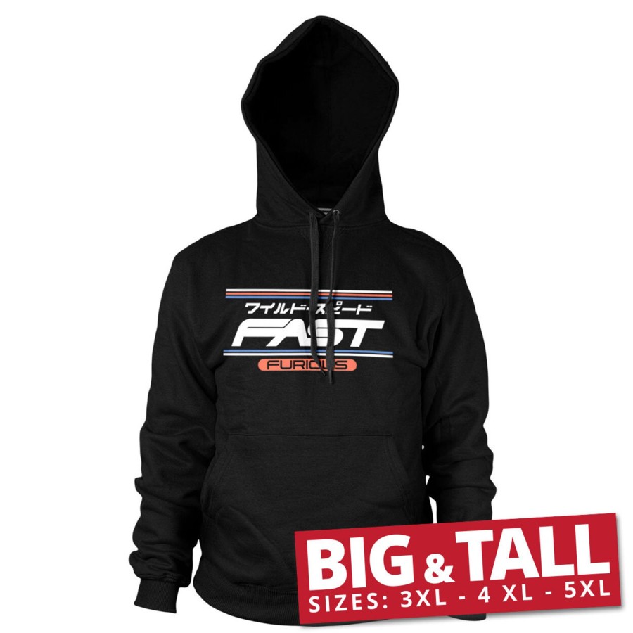 Mann Shirtstore | Fast & Furious Jpn Big & Tall Hoodie Black