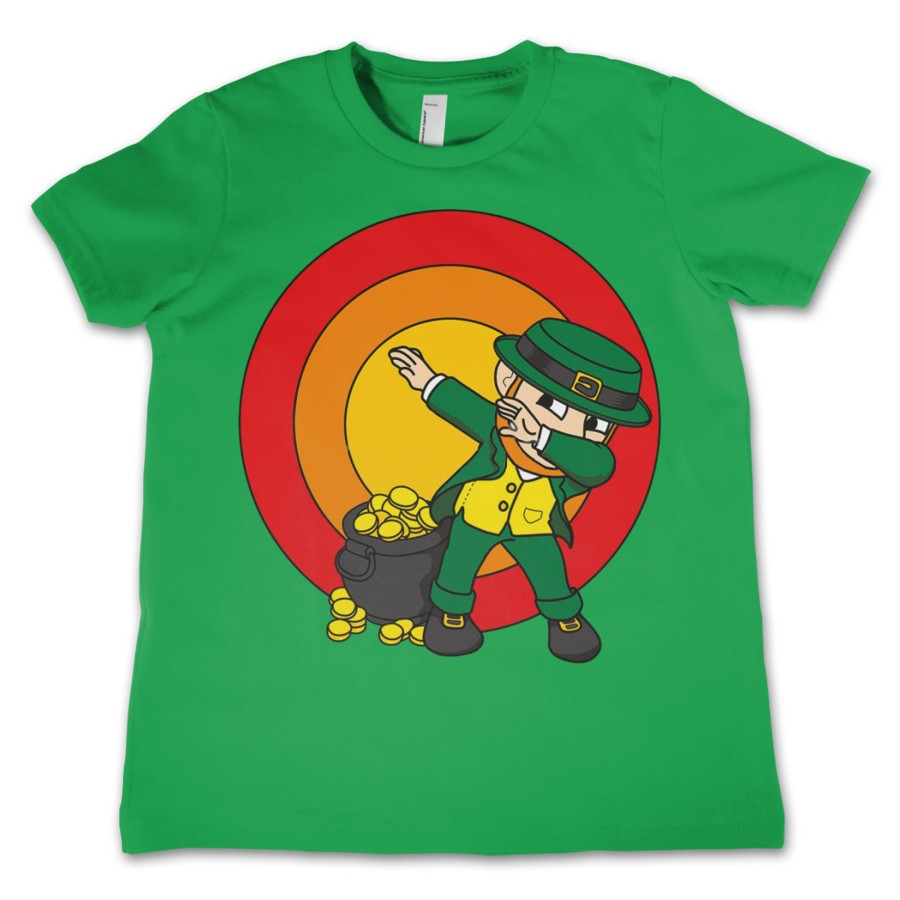 Barn Shirtstore | Leprechaun Dab Kids T-Shirt