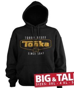 Mann Shirtstore | Tonka Tough Stuff Washed Big & Tall Hoodie Black