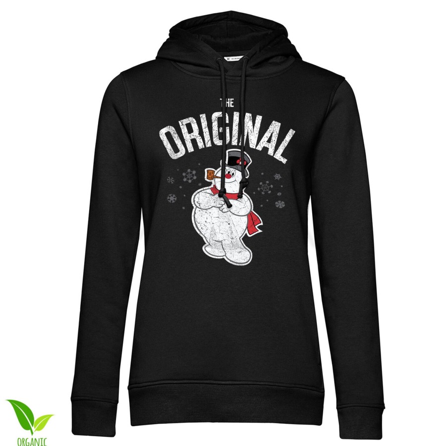 Kvinna Shirtstore | Frosty The Original Girls Hoodie Black