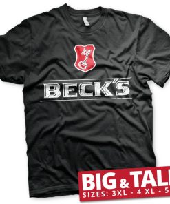 Mann Shirtstore | Beck'S Washed Logo Big & Tall T-Shirt Black