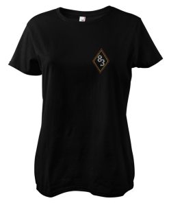 Kvinna Shirtstore | Zz Top - Pinstripe Eliminator 83 Girly Tee Black