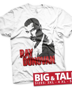 Mann Shirtstore | Ray Donovan Baseball Big & Tall T-Shirt White