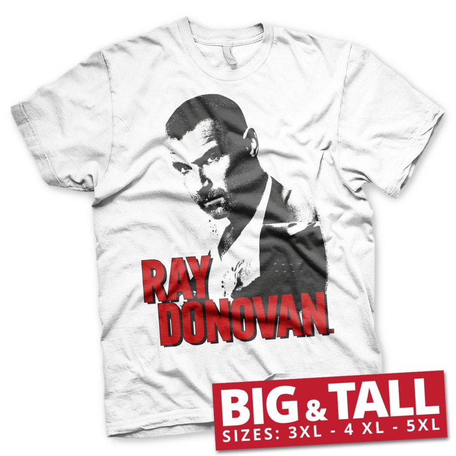 Mann Shirtstore | Ray Donovan Baseball Big & Tall T-Shirt White