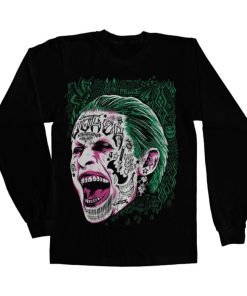 Mann Shirtstore | Suicide Squad Joker Long Sleeve Tee Black