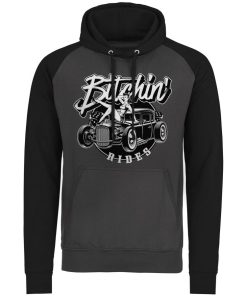 Mann Shirtstore | Bitchin' Rides - Hot Rod Hot Girls Baseball Hoodie