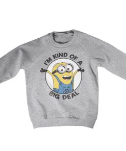 Barn Shirtstore | Minions - I'M Kind Of A Big Deal Kids Sweatshirt