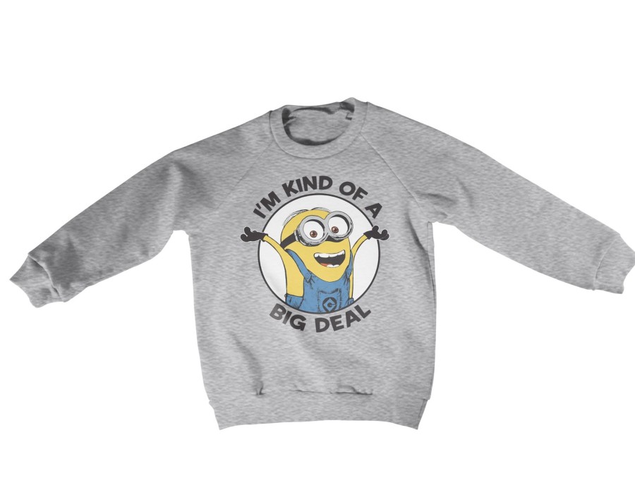 Barn Shirtstore | Minions - I'M Kind Of A Big Deal Kids Sweatshirt