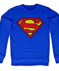 Mann Shirtstore | Superman Shield Sweatshirt Blue