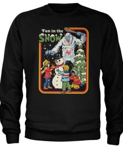 Mann Shirtstore | Fun In The Snow Sweatshirt Black