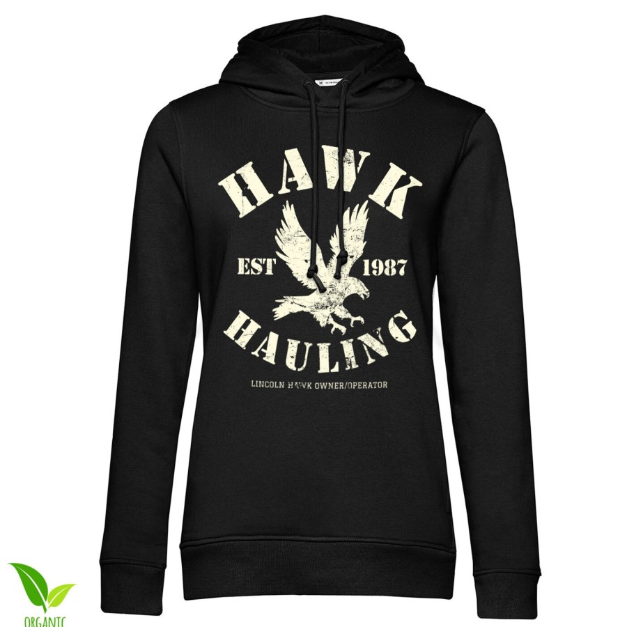 Kvinna Shirtstore | Hawk Hauling Girls Hoodie Black