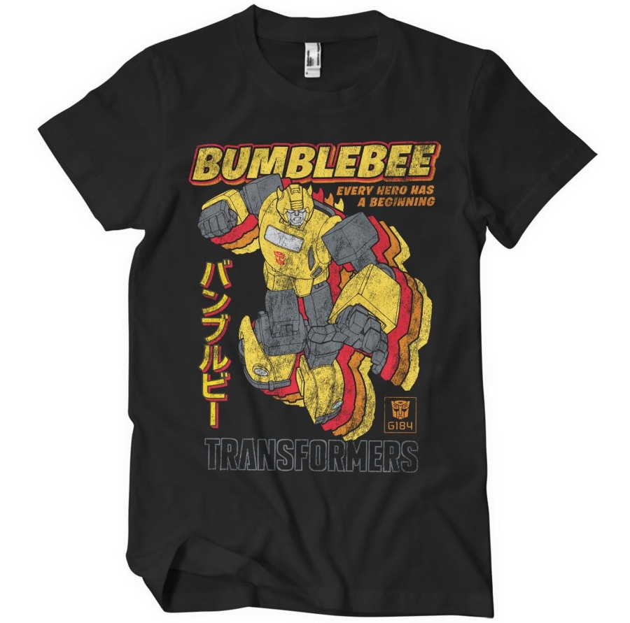 Mann Shirtstore | Bumblebee - Every Hero Has A Beginning T-Shirt Black