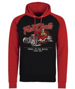 Mann Shirtstore | Fuel Devils - Pedal To The Metal Baseball Hoodie