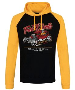 Mann Shirtstore | Fuel Devils - Pedal To The Metal Baseball Hoodie