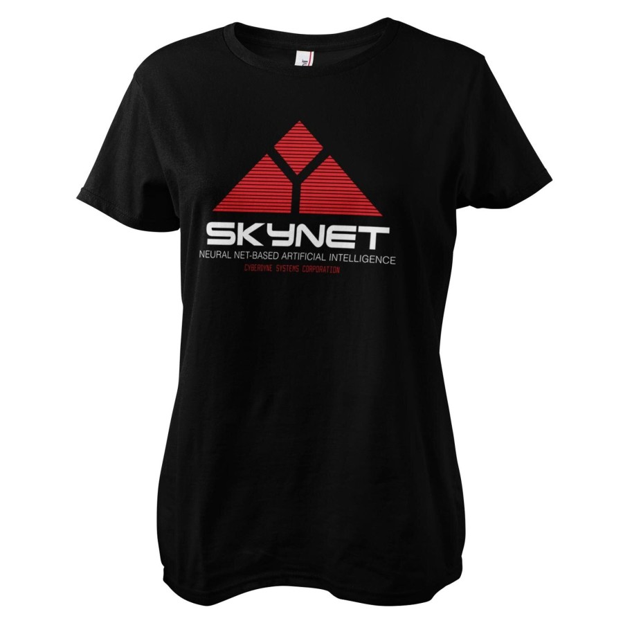 Kvinna Shirtstore | The Terminator - Skynet Girly Tee Black
