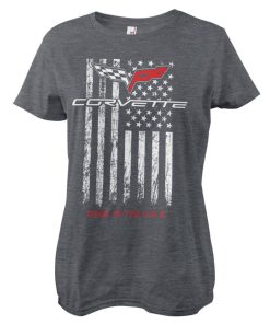 Kvinna Shirtstore | Corvette - Made In The Usa Girly Tee