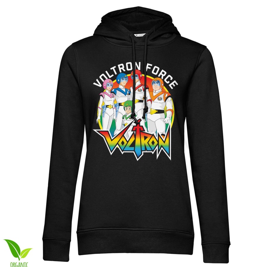 Kvinna Shirtstore | Voltron Force Girls Hoodie Black