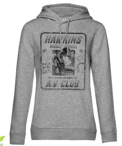 Kvinna Shirtstore | Hawkins A.V. Club Girls Hoodie Heathergrey