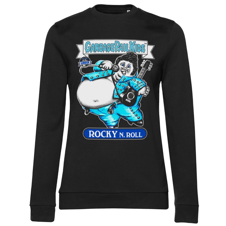 Kvinna Shirtstore | Rocky N. Roll Girly Sweatshirt Black