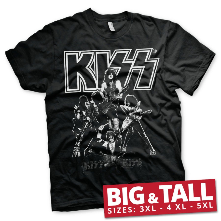 Mann Shirtstore | Kiss - Hottest Show On Earth Big & Tall Tee Black