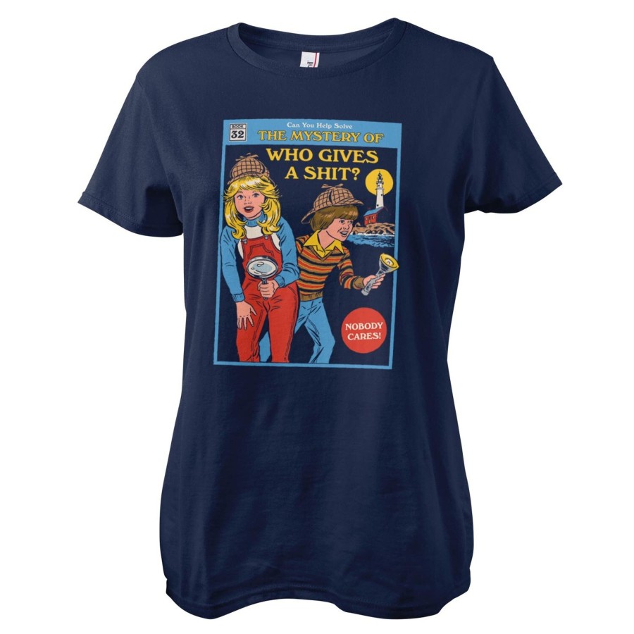 Kvinna Shirtstore | The Mystery Of Who Gives A Sh*T Girly Tee