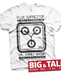 Mann Shirtstore | Flux Capacitor Big & Tall T-Shirt White