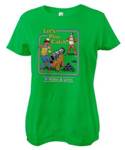 Kvinna Shirtstore | Let'S Play Catch Girly Tee