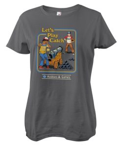 Kvinna Shirtstore | Let'S Play Catch Girly Tee