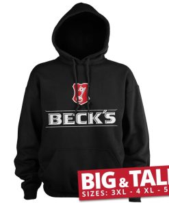 Mann Shirtstore | Beck'S Logo Big & Tall Hoodie Black