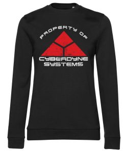 Kvinna Shirtstore | Cyberdyne Systems Girly Sweatshirt Black