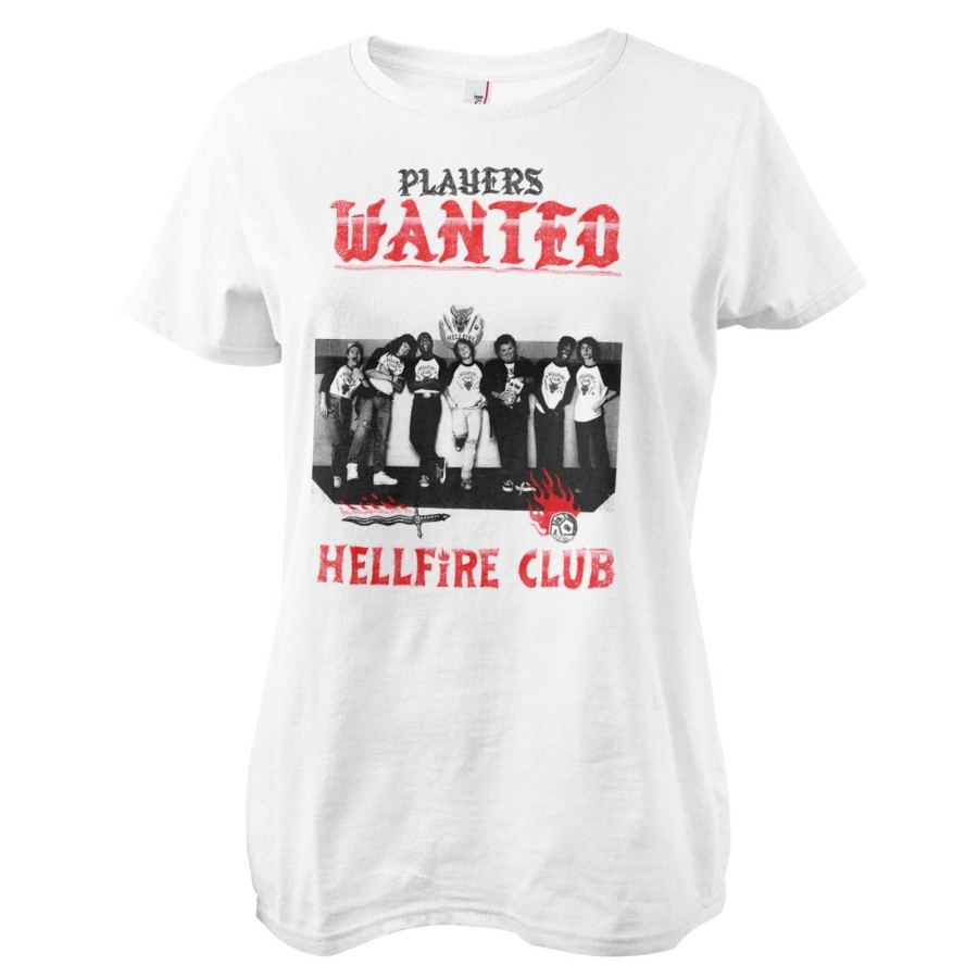 Kvinna Shirtstore | Players Wanted Girly Tee White